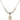 Miraculous Medal Crystal Necklace | 5/8 inch | 6mm Beads   14kt Gold Filled