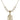 Saint Christopher Crystal Necklace | 7/8 inch | 6mm Beads   14kt Gold Filled