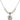 Scapular Crystal Necklace | 5/8 inch | 6mm Beads   Sterling Silver