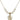 Saint Christopher Crystal Necklace | 5/8 inch | 6mm Beads   14kt Gold Filled