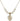 Saint Christopher Crystal Necklace | 5/8 inch | 6mm Beads   14kt Gold Filled