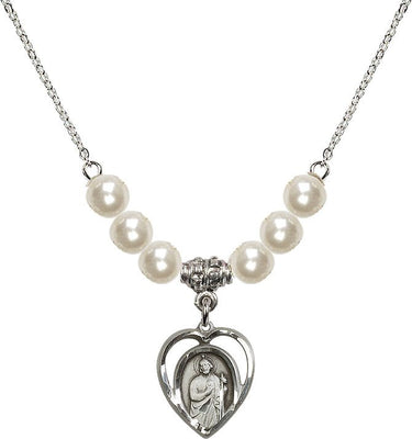 St. Jude Crystal Necklace | 5/8 inch | 6mm Beads | N31-4128