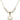Claddagh Crystal Necklace | 5/8 inch | 6mm Beads   14kt Gold Filled