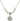 Communion Chalice Crystal Necklace | 1/2 inch | 6mm Beads   Sterling Silver