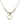 Heart Crystal Necklace | 1/2 inch | 6mm Beads   14kt Gold Filled