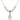 Cross Crystal Necklace | 1 inch | 6mm Beads   14kt Gold Filled