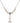 Cancer Awareness Crystal Necklace | 7/8 inch | 6mm Beads   Sterling Silver