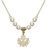 Holy Spirit Crystal Necklace | 3/4 inch | 6mm Beads   14kt Gold Filled