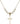 Cross Crystal Necklace | 7/8 inch | 6mm Beads   14kt Gold Filled