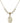 Miraculous Medal Crystal Necklace | 7/8 inch | 6mm Beads   14kt Gold Filled