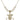 Crucifix Crystal Necklace | 1 inch | 6mm Beads   14kt Gold Filled