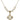 Cross Crystal Necklace | 1 inch | 6mm Beads   14kt Gold Filled