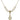 Miraculous Medal Crystal Necklace | 7/8 inch | 6mm Beads   14kt Gold Filled