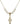 Miraculous Medal Crystal Necklace | 7/8 inch | 6mm Beads   14kt Gold Filled