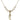 Madonna Crystal Necklace | 1 inch | 6mm Beads   14kt Gold Filled