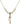 Madonna Crystal Necklace | 1 inch | 6mm Beads   14kt Gold Filled