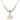 Cross Crystal Necklace | 1 inch | 6mm Beads   14kt Gold Filled