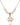 Cross Crystal Necklace | 1 inch | 6mm Beads   14kt Gold Filled
