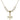 Cross Crystal Necklace | 1 inch | 6mm Beads   14kt Gold Filled