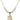 Saint Andrew the Apostle Crystal Necklace | 3/4 inch | 6mm Beads   14kt Gold Filled