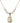 Saint Andrew the Apostle Crystal Necklace | 3/4 inch | 6mm Beads   14kt Gold Filled