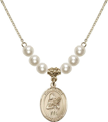 Collar de cristal Santa Águeda | 1,9 cm | Cuentas de 6 mm | N31-8003