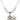 Saint Agatha Crystal Necklace | 3/4 inch | 6mm Beads   Sterling Silver