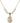 Saint Anthony Crystal Necklace | 3/4 inch | 6mm Beads   14kt Gold Filled