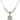 Saint Apollonia Crystal Necklace | 3/4 inch | 6mm Beads   Sterling Silver