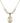 Saint Barbara Crystal Necklace | 3/4 inch | 6mm Beads   14kt Gold Filled