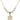 Saint Augustine Crystal Necklace | 3/4 inch | 6mm Beads   14kt Gold Filled