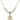 Saint Boniface Crystal Necklace | 3/4 inch | 6mm Beads   14kt Gold Filled
