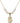 Saint Boniface Crystal Necklace | 3/4 inch | 6mm Beads   14kt Gold Filled