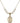 Saint Blaise Crystal Necklace | 3/4 inch | 6mm Beads   14kt Gold Filled