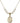 Saint Brendan the Navigator Crystal Necklace | 3/4 inch | 6mm Beads   14kt Gold Filled