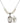 Saint Camillus of Lellis Crystal Necklace | 3/4 inch | 6mm Beads   Sterling Silver