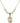 Saint Catherine Laboure Crystal Necklace | 3/4 inch | 6mm Beads   14kt Gold Filled
