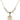Saint Christopher Crystal Necklace | 3/4 inch | 6mm Beads   14kt Gold Filled
