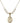 Saint Dennis Crystal Necklace | 3/4 inch | 6mm Beads   14kt Gold Filled