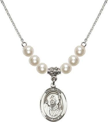 Collar de cristal de San David de Gales | 1.9 cm | Cuentas de 6 mm | N31-8027