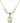 Saint Dominic de Guzman Crystal Necklace | 3/4 inch | 6mm Beads   14kt Gold Filled