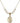 Saint Florian Crystal Necklace | 3/4 inch | 6mm Beads   14kt Gold Filled