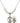 Collar de cristal con el bombero San Florian | 1,9 cm | Cuentas de 6 mm | N31-8034--14