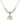 Saint Francis of Assisi Crystal Necklace | 3/4 inch | 6mm Beads   14kt Gold Filled