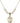 Saint Francis of Assisi Crystal Necklace | 3/4 inch | 6mm Beads   14kt Gold Filled