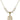 Saint Gabriel the Archangel Crystal Necklace | 3/4 inch | 6mm Beads   14kt Gold Filled