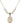 Saint Gabriel the Archangel Crystal Necklace | 3/4 inch | 6mm Beads   14kt Gold Filled