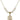 Saint George Crystal Necklace | 3/4 inch | 6mm Beads   14kt Gold Filled