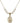Saint George Crystal Necklace | 3/4 inch | 6mm Beads   14kt Gold Filled