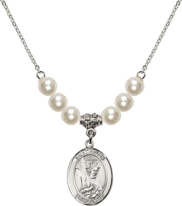 Collar de cristal de Santa Elena | 1,9 cm | Cuentas de 6 mm
